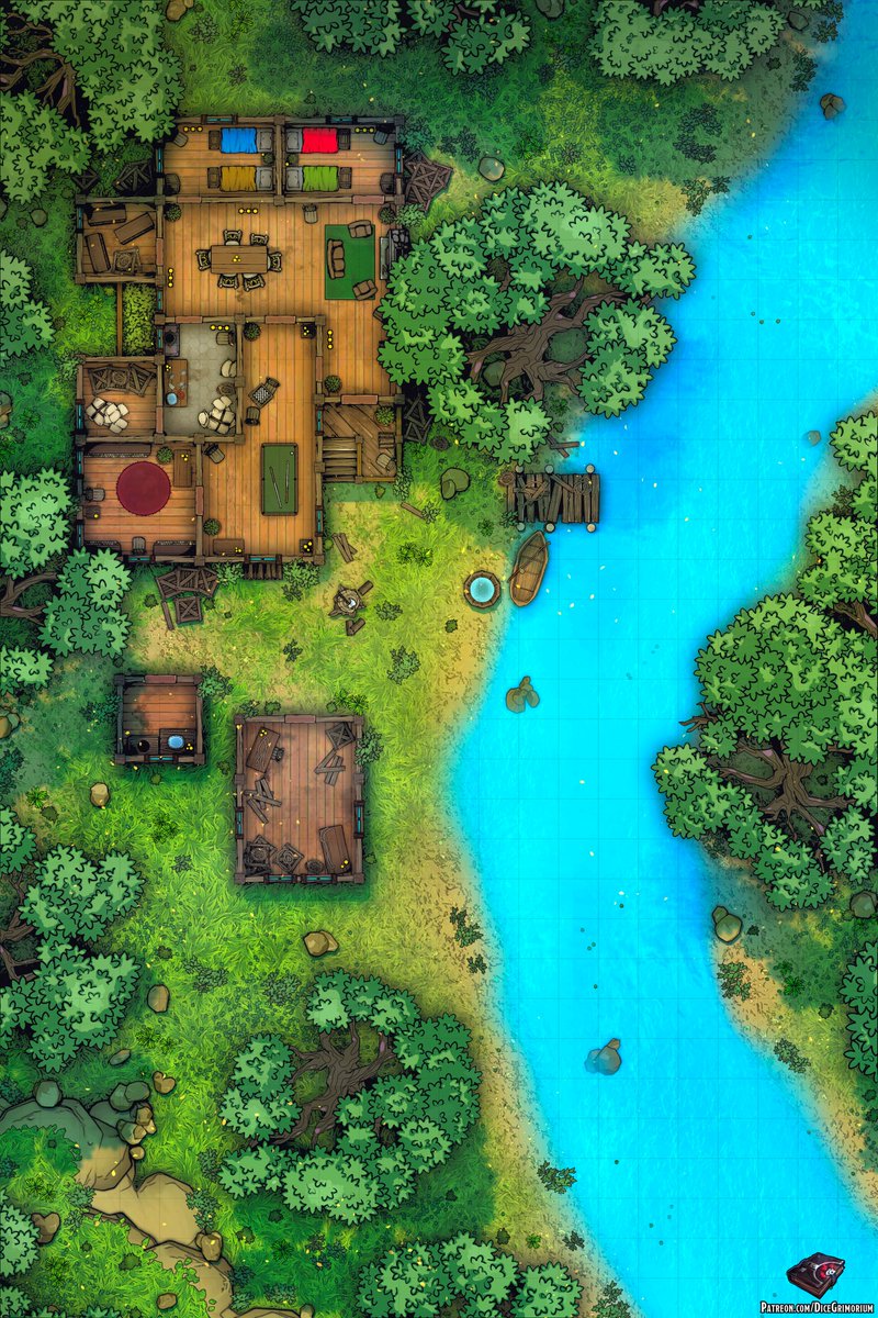 It’s time for some rest and relaxation far away from all the adventures that have taken a toll on the parties’ minds and bodies. They book a cabin near a quiet river, a remote place where no other soul can be seen for miles and miles.