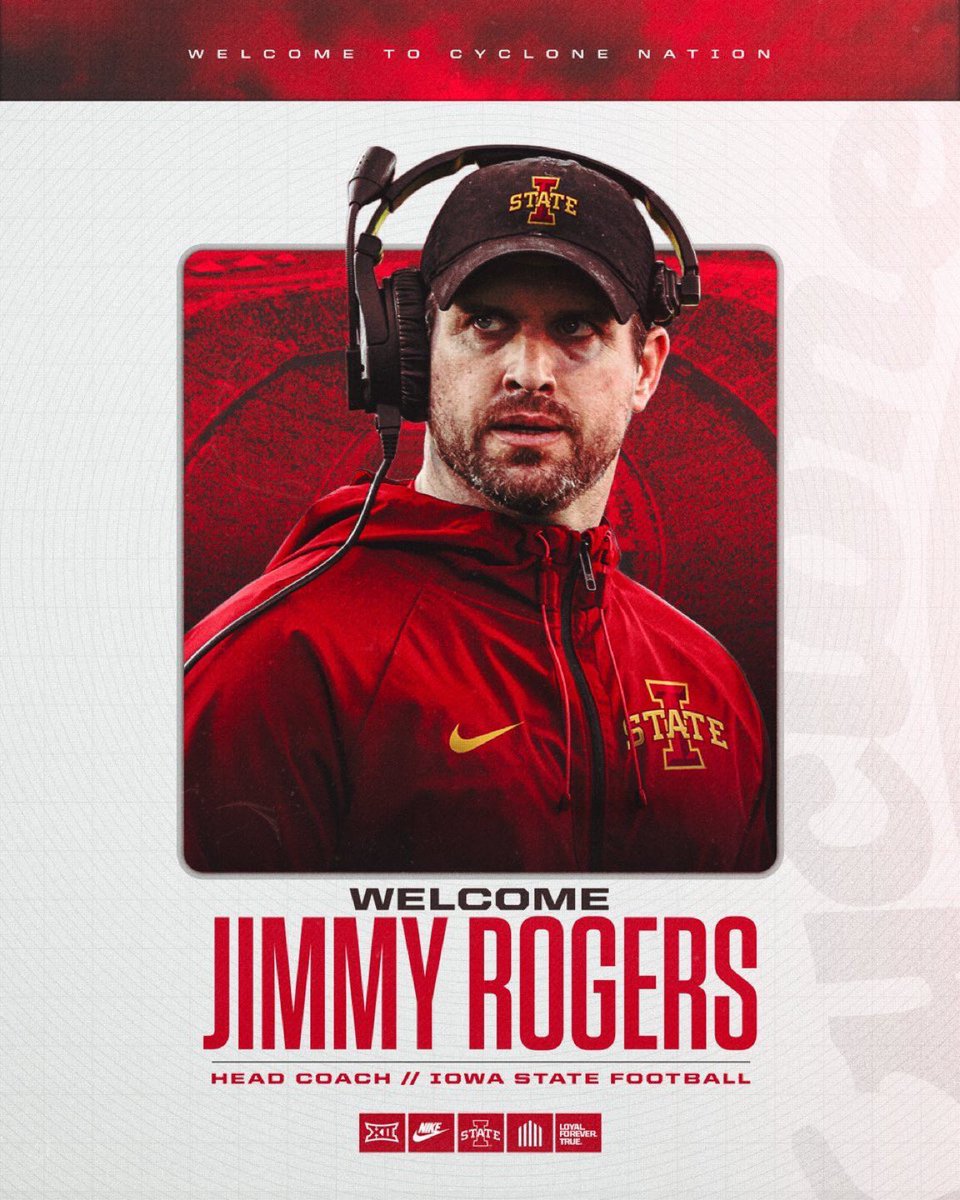 BFWshow's tweet photo. Jimmy Rogers is Iowa State’s new Head Coach

The search took less than 10 seconds https://t.co/K0xvD3t4GQ