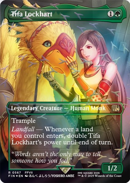 ティファ・ロックハート　チョコボバンドル版 MTG FF チョコボバンドル ティファ・ロックハート 日本語版 ティファ