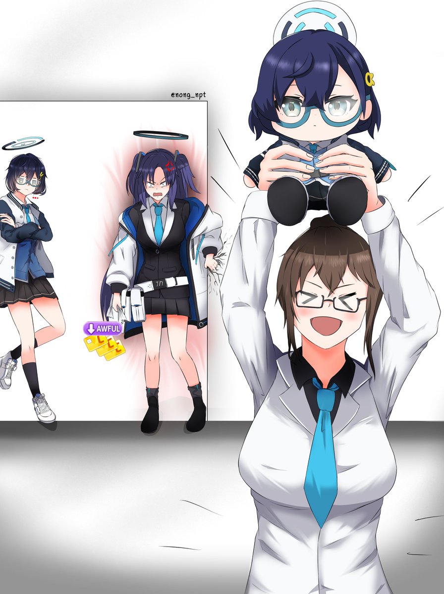 We are the plushies~ My friend~🏆

#ブルアカ #BlueArchive