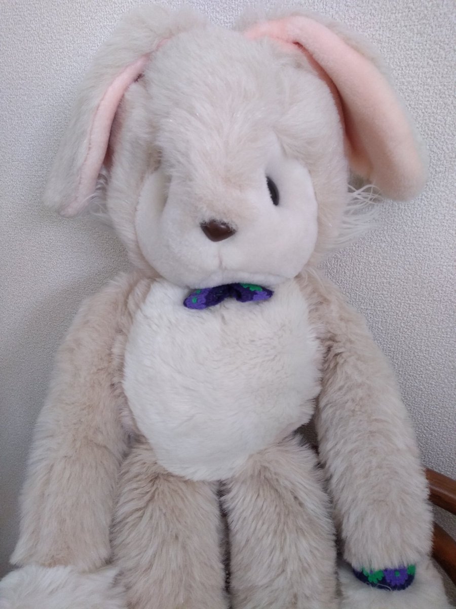 昭和レトロ 　創美社 あしながうさぎ ぬいぐるみ 昭和レトロなぬいぐるみです あしながうさぎ 昭和50年代に創美社さん