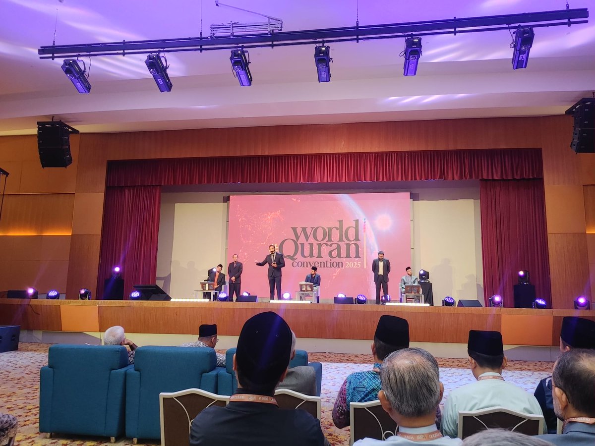 World #Quran Convention just started.