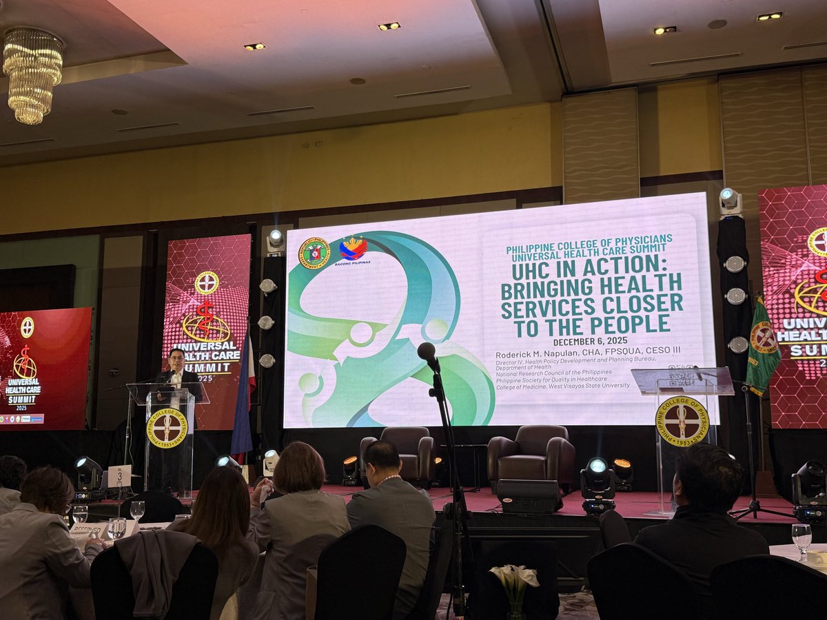 yourpulmodoc's tweet photo. The Philippine College of Physicians Universal Health Care Summit 2025 - How can we provide quality, comprehensive, and accessible healthcare for all Filipinos without causing financial hardship? #UHC #PCP #UniversalHealthCare https://t.co/rbSPPJL3eP