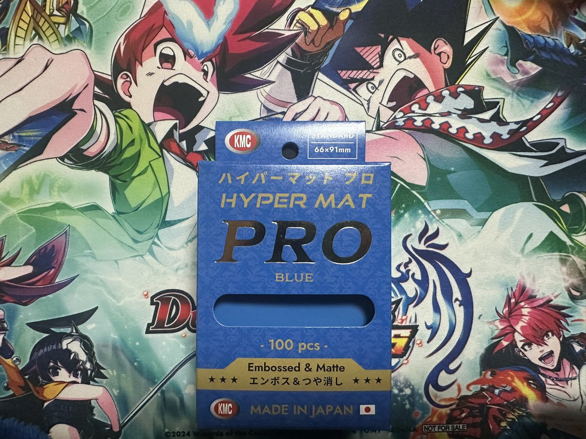 今日のイベントでこのスリーブ試してみる 暫定デッキをスリーブに入れ