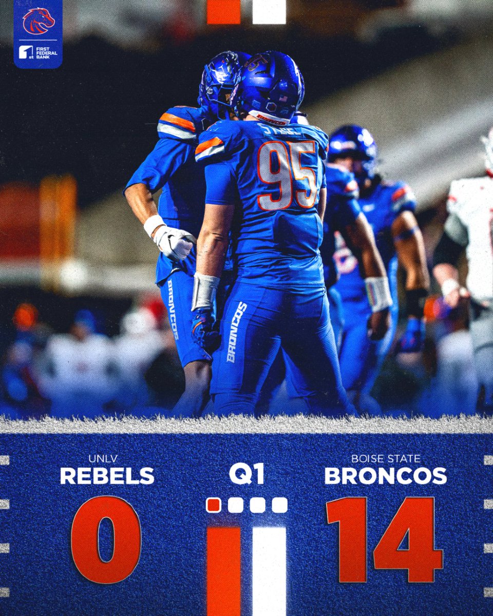 Got the lead after 1! 

#BleedBlue | #BuiltDifferent | <a href="/bankfirstfed/">First Federal Bank</a>