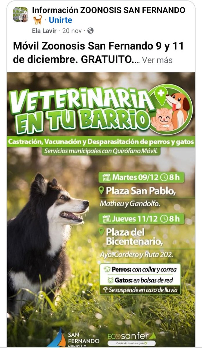 protegealanimal's tweet photo. SAN FERNANDO
#SANFERNANDO #BARRIOFATE #VIRREYES #ISLAS #BARRIOPRESIDENTEPERÓN #BARRIOSANJORGE #PLAZAINFICO #INFICO #BARRIOAVIACIÓN #BARRIOSANJOSÉ #VICTORIA #ZONANORTE #GRANBSAS #BSAS #BUENOSAIRES https://t.co/bFJBuUm150