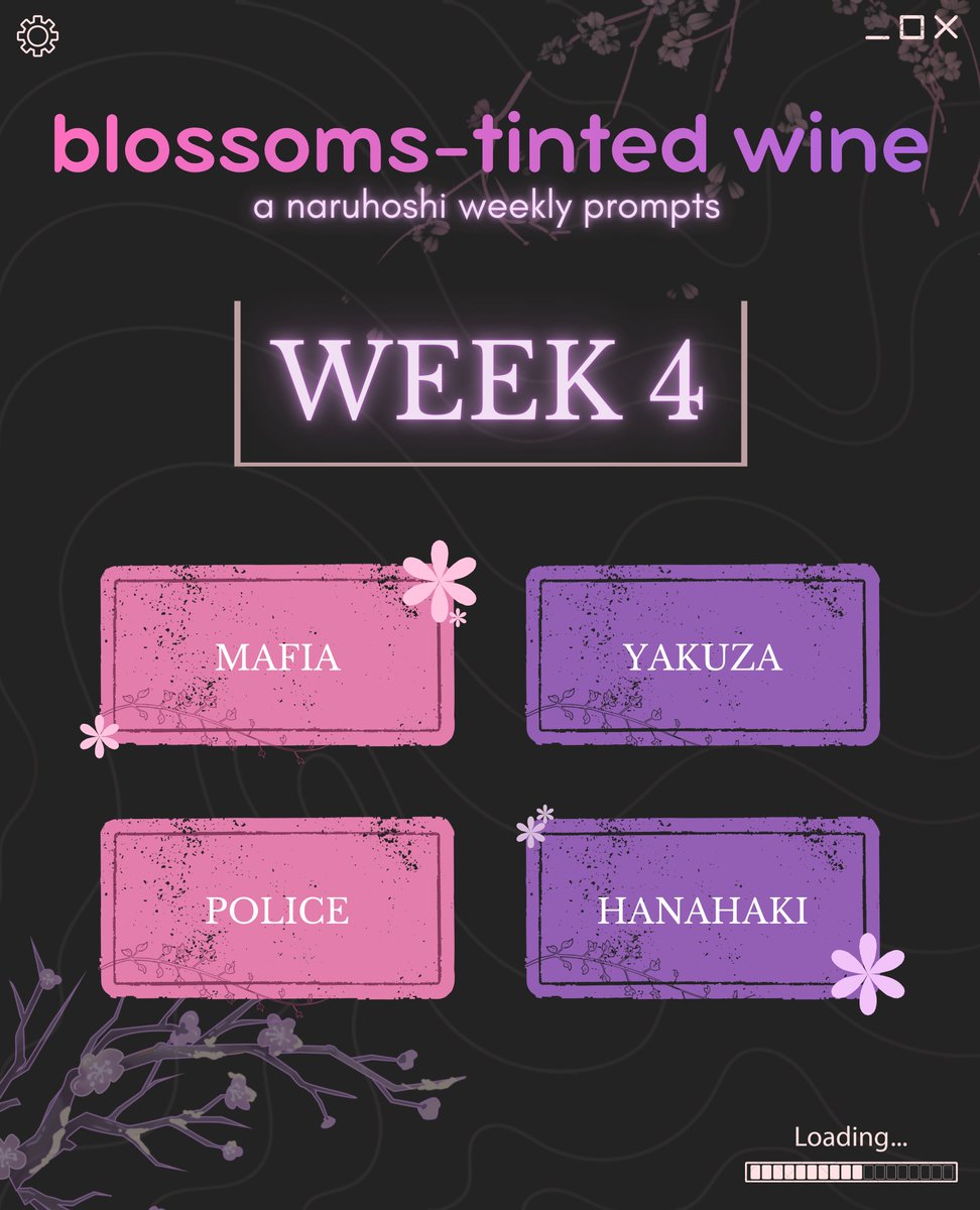 Reaching halfway point with upcoming Fourth Week! 🩷💜 

How are you doing so far? Hope you enjoy the next prompts! And don't forget to tag us <a href="/NRHS_weekly/">NARUHOSHI WEEKLY 2025 || FINAL WEEK</a> to share your work

#naruhoshiweekly2025
