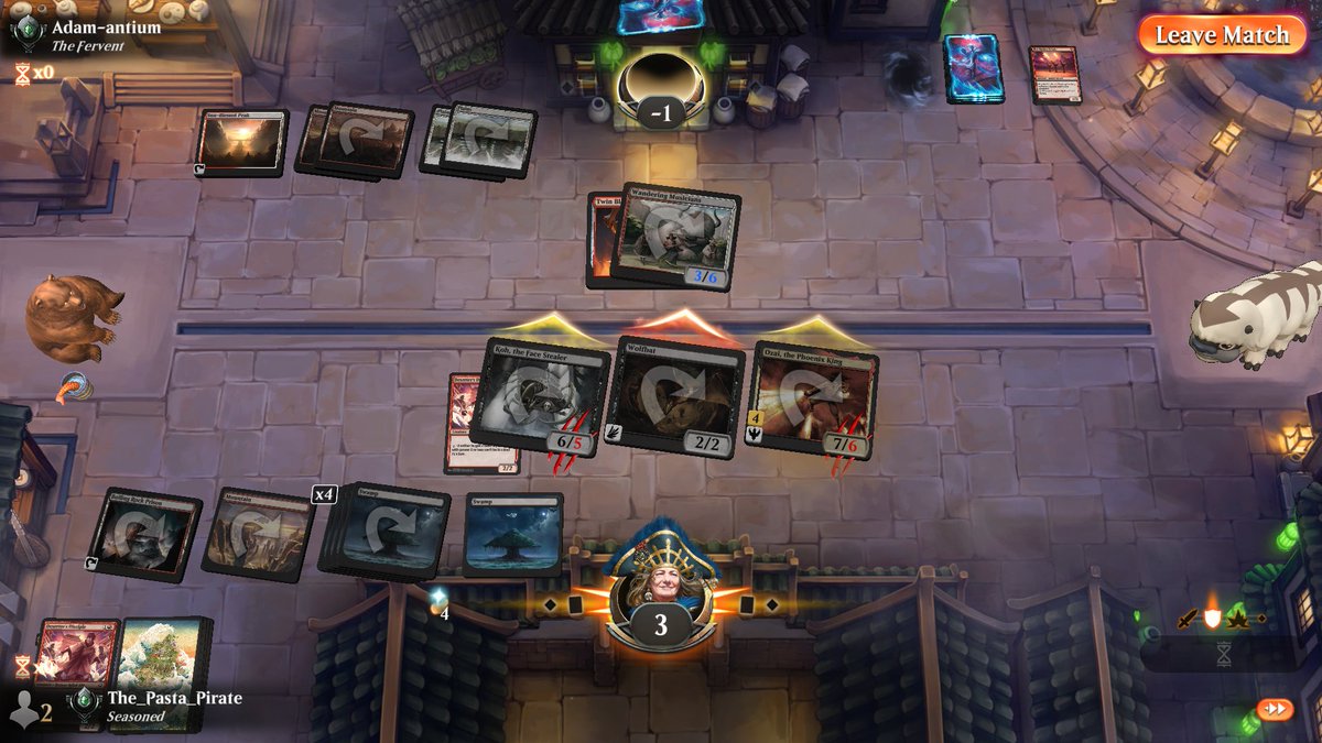 ThePastaPirate's tweet image. ⚔️🏆Rakdos Aggro🏆⚔️

1) 1x Fleet/Koh/Ozai: crazy value bombs

2) Triggered Fleet to make eight flyers for the trophy match comeback🏆

3) 3x Disciple/Official: deck's main gameplan

4) Black's rares hit crazy hard

Draft: 17lands.com/draft/a21ce072…

Games: 17lands.com/details/a21ce0…