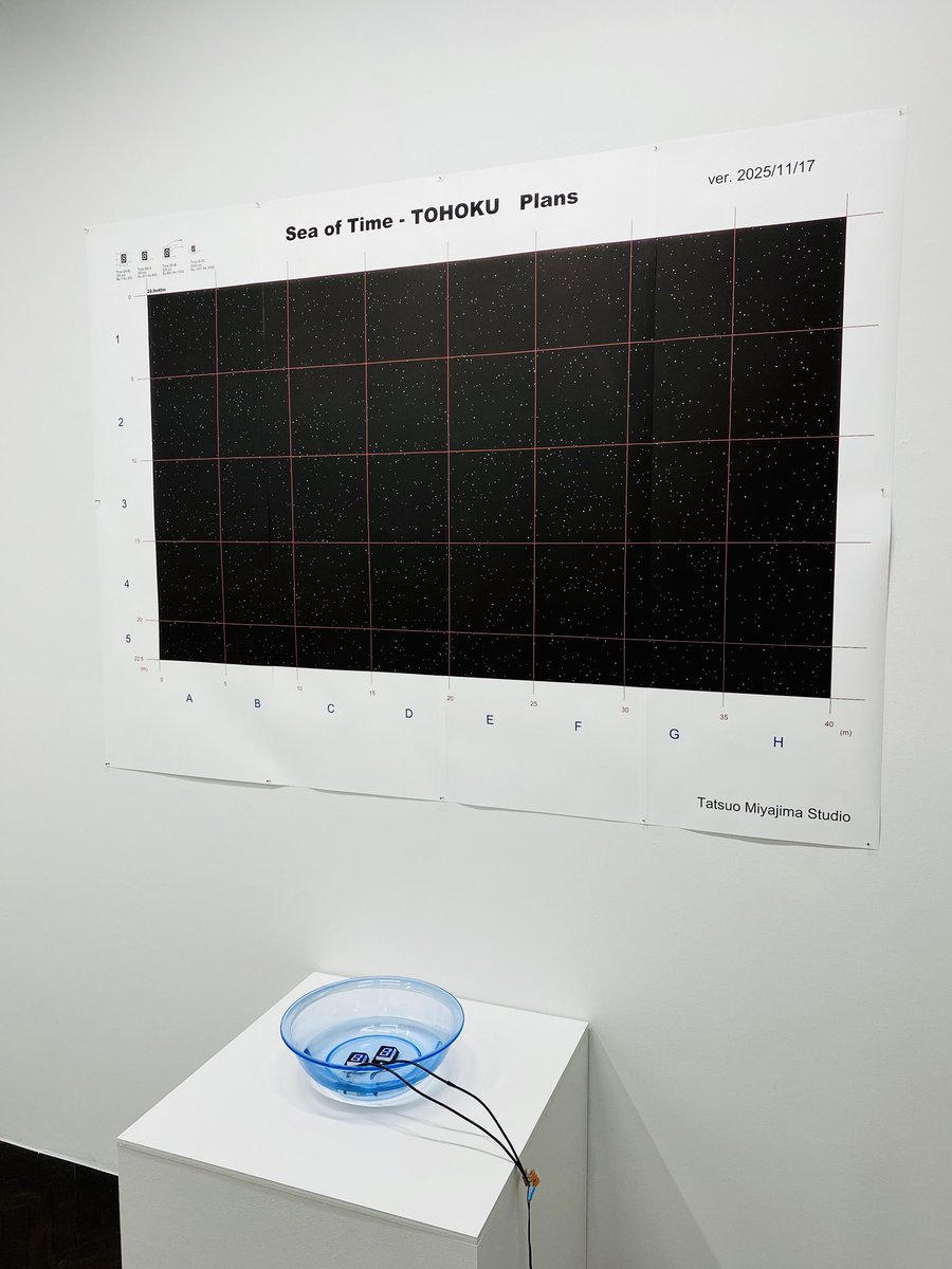 AkioNagasawaGallery Ginzaにて宮島達男 個展「To Sea of Time