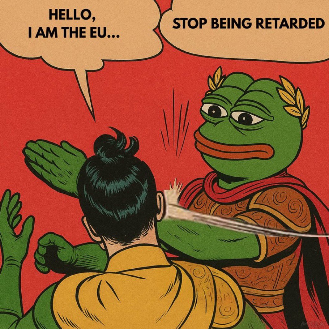 The EU meets Kekius Maximus 😂