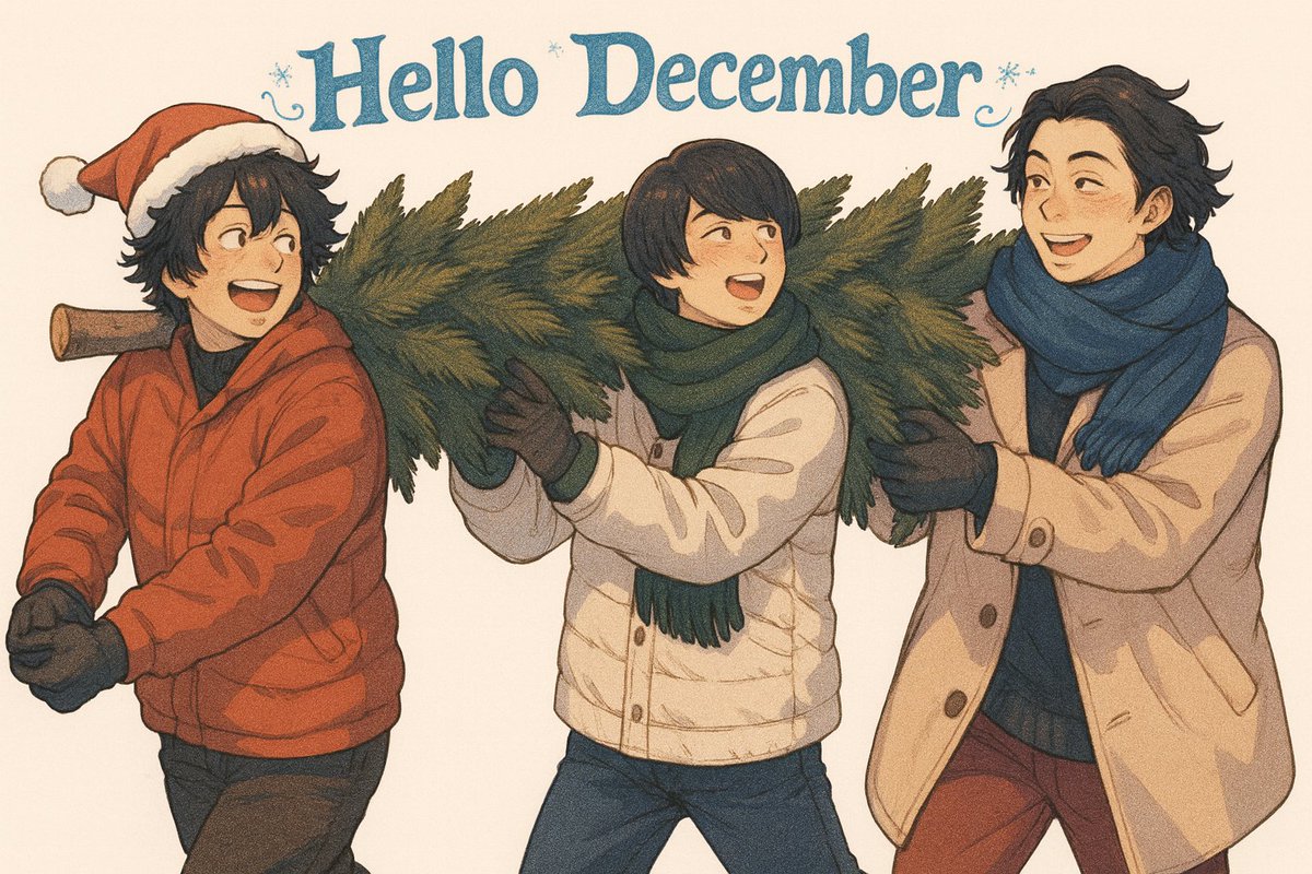 yurudyn's tweet photo. 🎄

#HelloDecember #WelcomeDecember #ChristmasSeason2025 #Christmas2025 #unisonsquaregarden #usg2025 #December2025 https://t.co/vKYfbgGamH