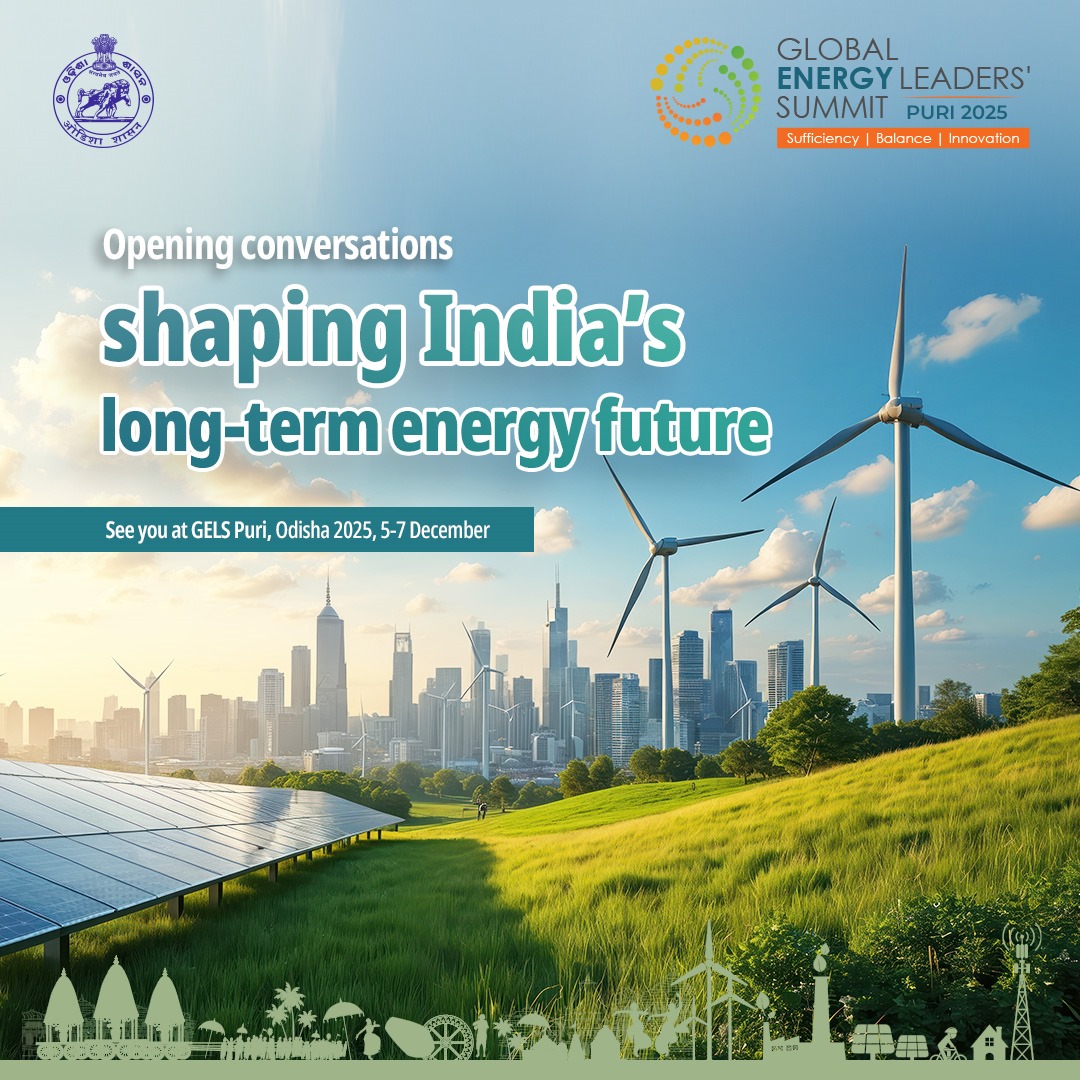 EnergyOdisha's tweet photo. Opening conversations at the Global Energy Leaders' Summit are shaping India's long term energy future.

Get complete details about the Summit at https://t.co/kY4ItQvvPE

#GELS2025atPuri
#OdishaHostsGELS2025
#GELS2025 #GELSIndia2025 #OdishaEnergy #EnergyLeadership #RenewableEnergy #GlobalEnergySummit #BalancedInnovation #RenewableIndia2025 #SufficientEnergyFuture #EnergyForTomorrow #PoweringBalance #Odisha2025Summit #SustainableAndSufficient
@mnreindia
@MinOfPower