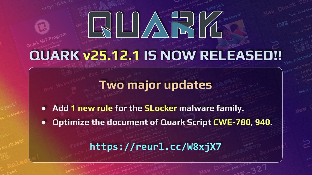 Quark Engine tweet media