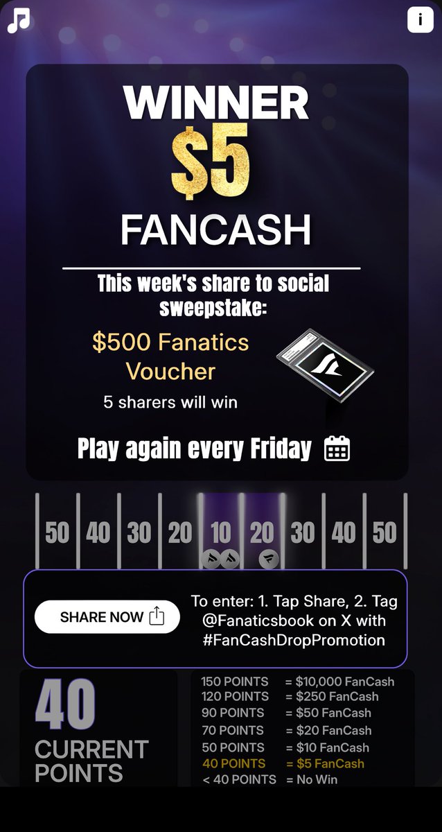 luislahs15's tweet photo. Play the #FanCashDropPromotion today

 https://t.co/f8PhghlzIc https://t.co/FKsp3Rlxxr