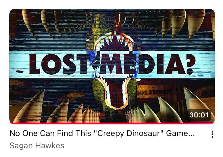 jib_loger_alt's tweet image. This video might be one of the creepiest and most eerie videos that I’ve seen in a while like Sagan is like an actual cemented video essay YouTuber and makes video essays on games and stuff but then he just randomly drops this video essay about a game that just doesn’t even exist