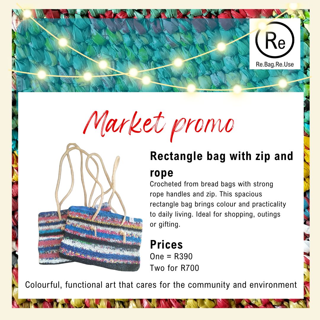 ReBagReUse's tweet photo. We have created a few stocking fillers and market promos that are colourful, functional and kind to the planet. Every item is crocheted from bread bags and off-cut fabric, supporting our local team and reducing waste at the same time.

 Team
🤗🧶💫 https://t.co/65uRNt8TlP