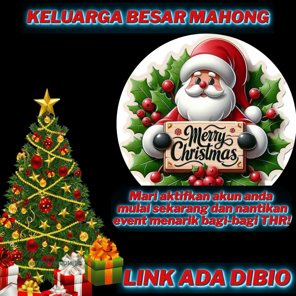 johortoto01's tweet photo. Untuk menyambut perayaan Natal & Tahun Baru 2026
kami KELUARGA BESAR MAHONG kembali merayakannya bersama saudara-saudara
LINK https://t.co/5C3outEtAL
#JOHORTOTO #BOSMAHONG #BOSANGKA #LANDAKTOTO
#MAHONGGROUP #NENGHOKI #LARASATI4D https://t.co/8dz9MxSAbO