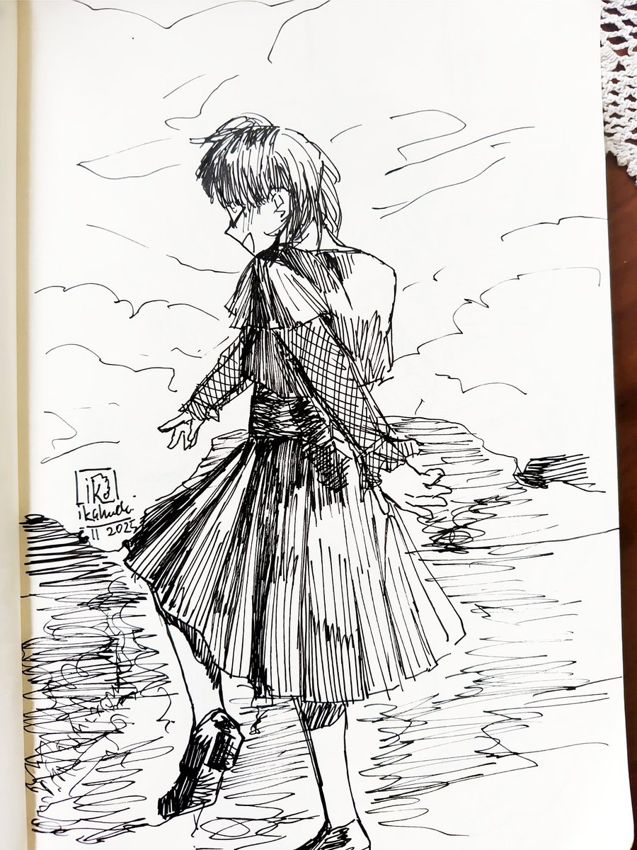 Some doodles from my new sketchbook (1/2)