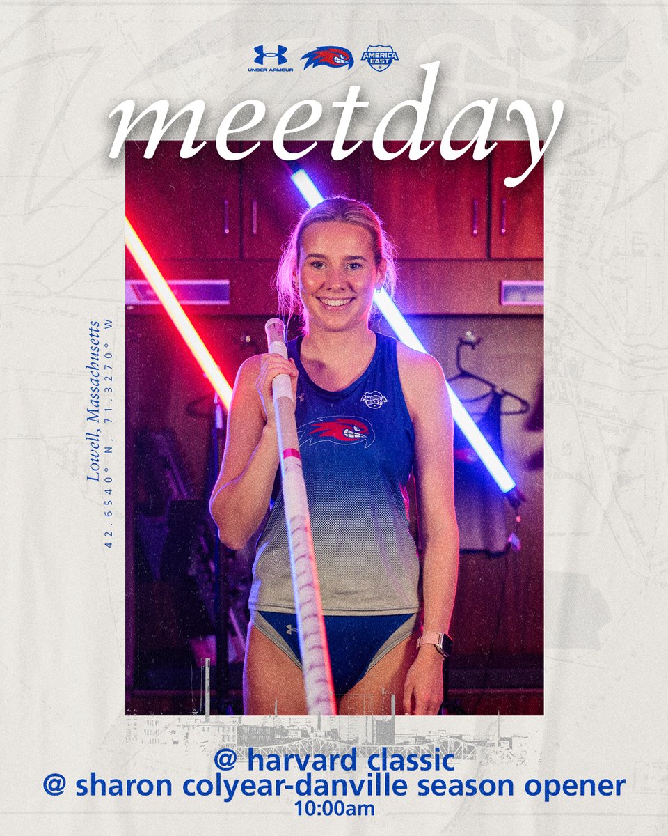 TRACK &amp; FIELD IS BACK‼️

🆚Harvard Classic
🆚Sharon Colyear-Danville Season Opener
⏰10am
⏰12pm
📍Cambridge, Mass.
📍Boston, Mass.
📺ESPN+ (tinyurl.com/25v6hvw9)
📺FloTrack (tinyurl.com/2ycu2zv5)
📈tinyurl.com/24r2sg8e
📈tinyurl.com/2ckj6m9a

#UnitedInBlue | #AETF