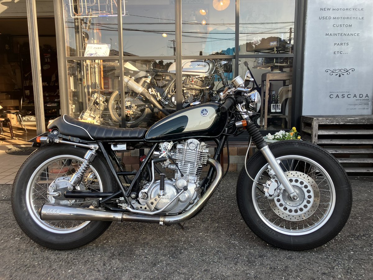 CASCADASR's tweet image. チェーン・スプロケ交換等、ありがとうございました🙇‍♂️
#sr400 #カスカーダ #北九州 #サンスター #RK
