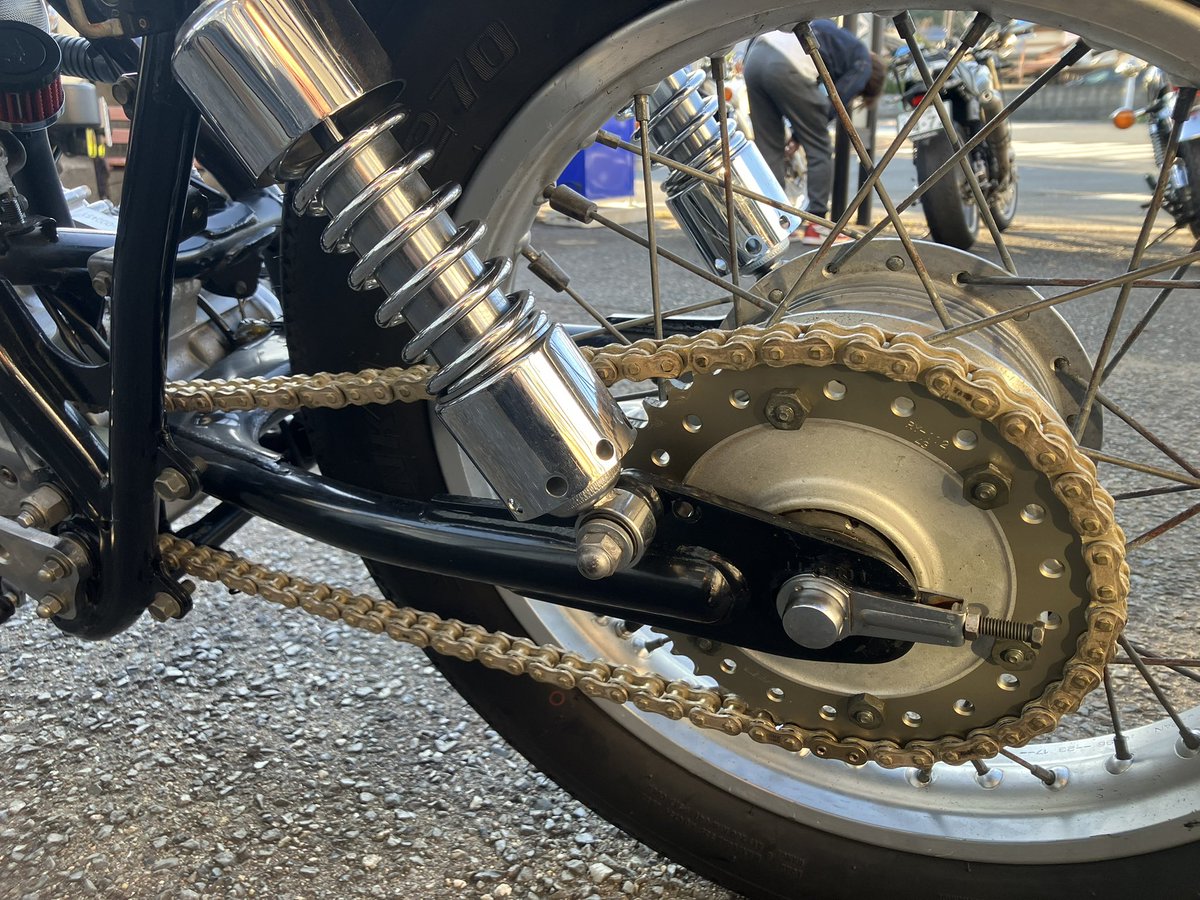 CASCADASR's tweet image. チェーン・スプロケ交換等、ありがとうございました🙇‍♂️
#sr400 #カスカーダ #北九州 #サンスター #RK