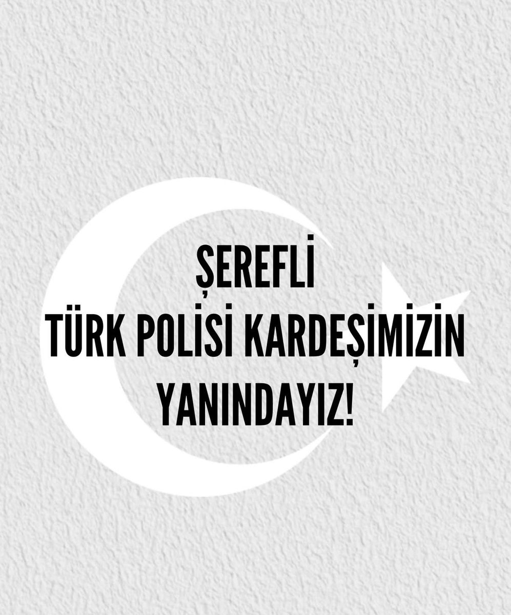 #PolisiminYanındayım #TürkPolisiYalnızDeğildir
Bu memlekette Hasan Tahsin bitmez! Son sözü Türk milleti söyler!