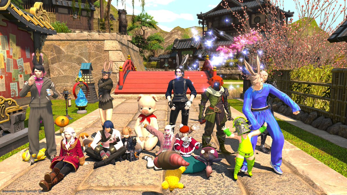 fcrosecochon's tweet photo. 昨日はFCイベントをしました！！
皆楽しそうでなによりでした！
変な格好してるララフェルいるけど
みんなの夢に出ますように( ◜ᴗ◝)
第2回もしたいなぁぁ…！

#FF14
#FF14FC
#FF14FC募集
#FCローズコション
#Yojimbo https://t.co/reP7K9LwBF