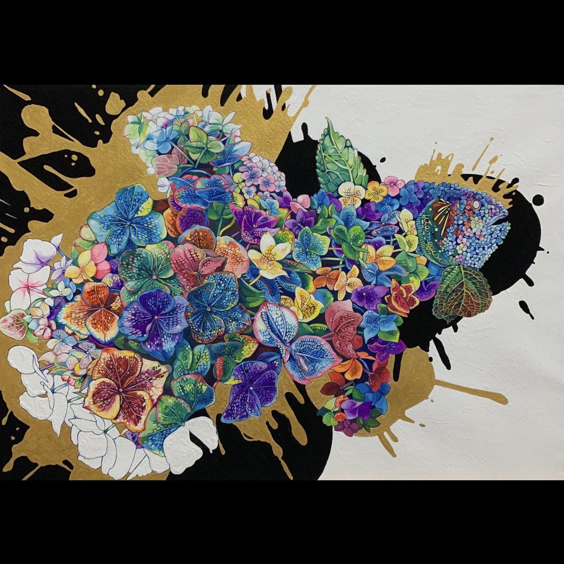 今年造った最高傑作で2025年を振り返る #アクリルガッシュ #顔彩