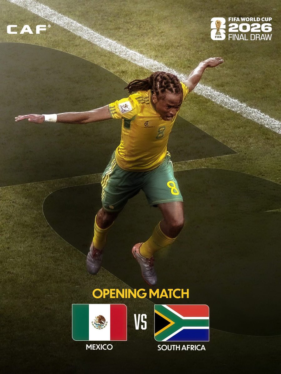 The must-watch fixtures for Africa at the World Cup. Absolute blockbusters! 🔥🌍

🇲🇦 Morocco vs Brazil 🇧🇷
🇩🇿 Algeria vs Argentina 🇦🇷
🇿🇦 South Africa vs Mexico 🇲🇽
🇨🇮 Côte d’Ivoire vs Germany 🇩🇪
🇹🇳 Tunisia vs Netherlands 🇳🇱
🇪🇬 Egypt vs Belgium 🇧🇪
🇨🇻 Cabo Verde vs Spain 🇪🇸
🇸🇳