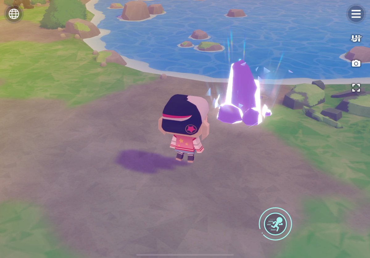 ダイヤモンド確定採掘場、自分のところで初めて見た