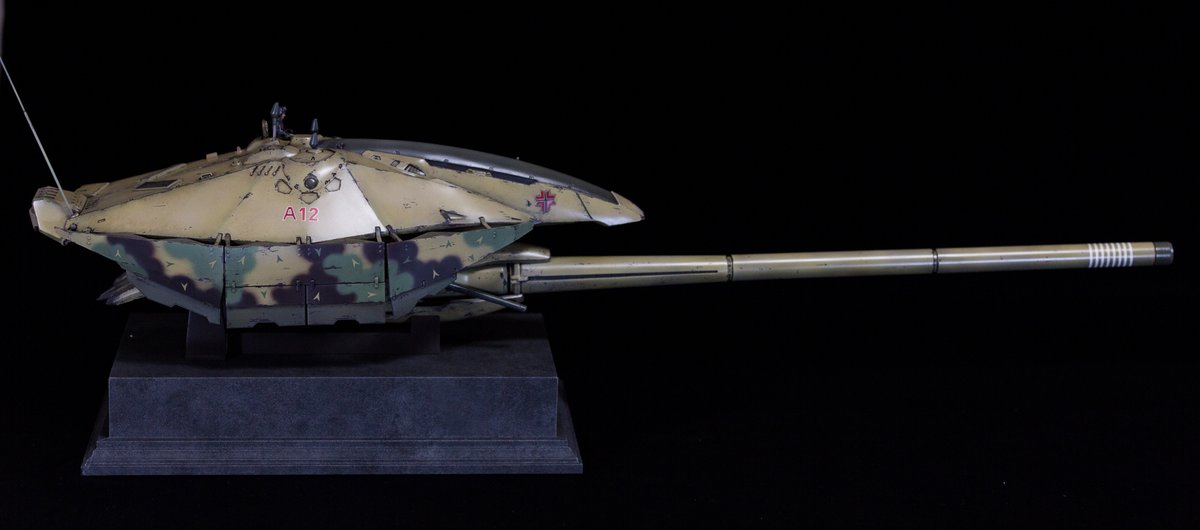 趣味モデリングのE-75Bようやく完成～(*ﾟ▽ﾟ)ﾉ ﾊﾞﾝｻﾞｰｲ♪　明日からの新潟ホビーロードさん（＠hobbyroad1)での模型展示会に出します。いやはや出来たはいいけど置く場所がないいーー（）
#FSS_jp