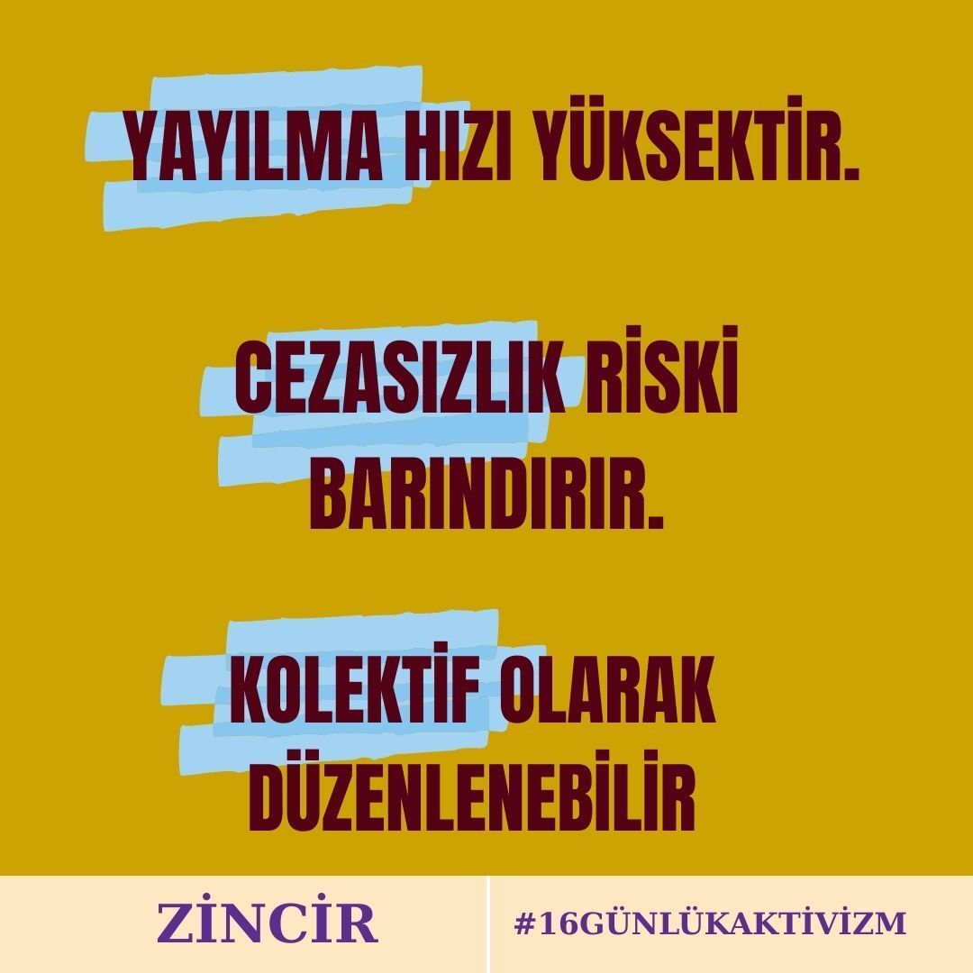 UNFPA ve UN Women’ın “Kadınlara ve kız çocuklarına yönelik  dijital şiddete #NoktayıKoy🟠” kampanyası kapsamında,  hazırlanan dijital şiddet rehberi yayınlandı. Rehbere ulaşmak için :👇 
🔗buff.ly/H62iN2X
#Dijital Şiddet #16GünlükAktivizm #FullStop #ZincirSosyalGirişimi