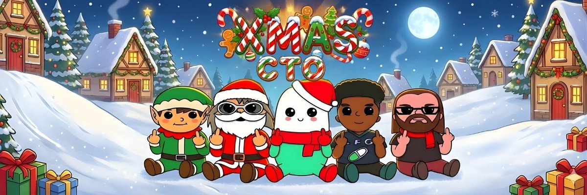 $XMAS got dumped by original team so I am going to CTO it.

We deserve a better christmas rather than being rugged

9BYVxhYF4tWSRVyJUBSVC8PaAhuuiCiAbmfy4hUApump