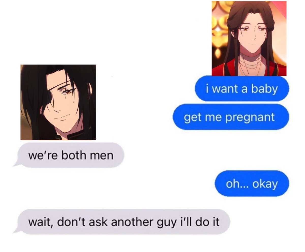 xielianstar_'s tweet image. If gege wants a baby then he shall get pregnant