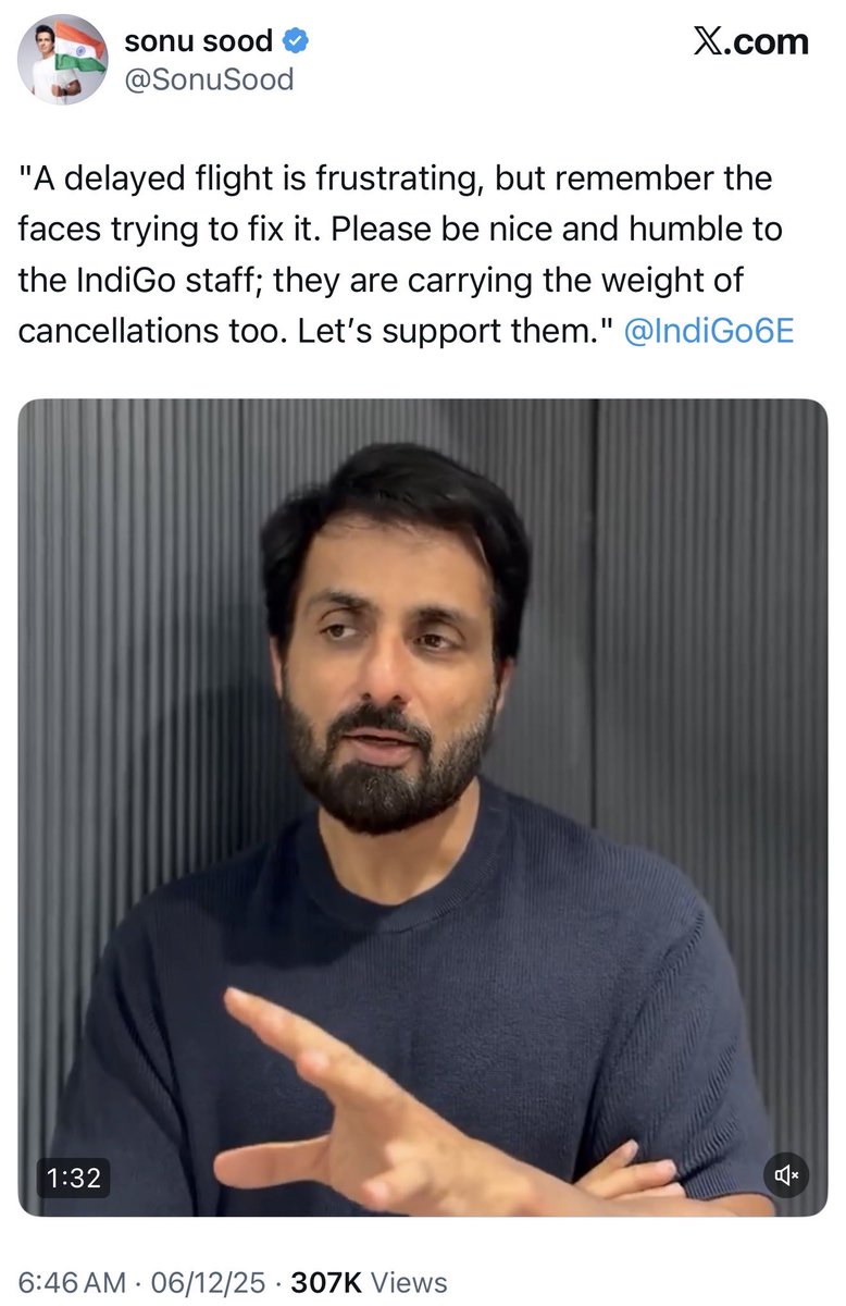This is the issue with liberalism. 

No sympathy for the actual victims but they'll victimise the actual culprit. 

I repeat, there is no need for any sympathy towards indigo. 

They had 18 MONTHS to fix this and they didn't.