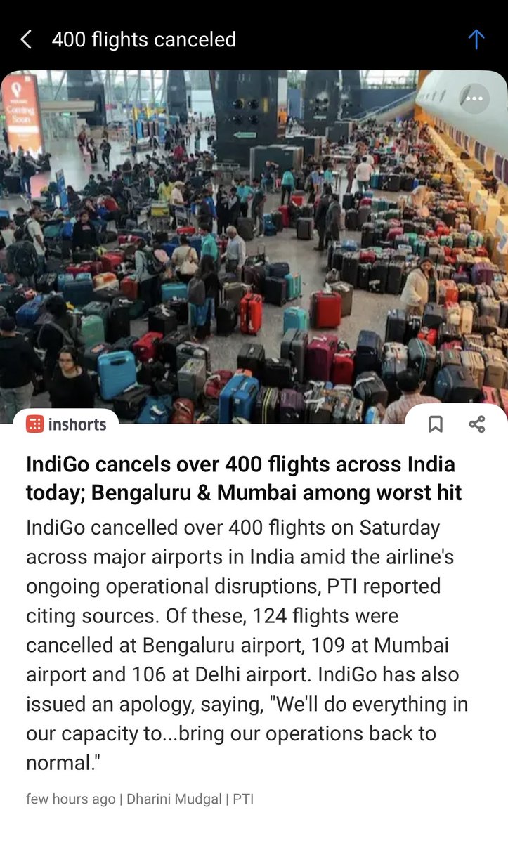 StanzinRahula's tweet photo. Apki baar 400 paar 
😤400+ Aqi 
✈️400+ flights cancellation https://t.co/eFOOlYa6Xq