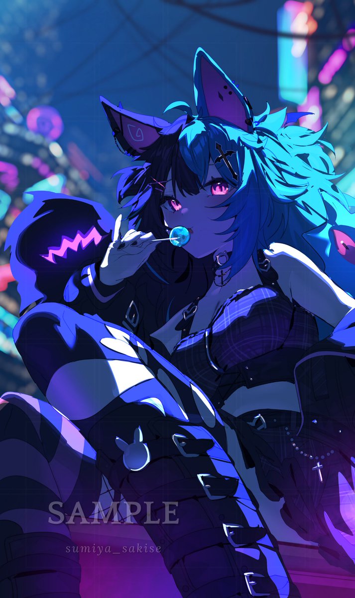 「I'm accepting commissions on Skeb! I spe」|澄夜 咲星のイラスト