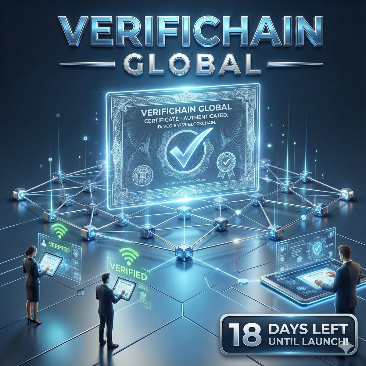 GMuawiyah50757's tweet photo. Fake certificates are destroying trust in global hiring.
VerifiChain Global is here to end credential fraud with secure, blockchain-verified certificates.
⏳ 18 days left until launch.
#DigitalVerification #BlockchainSecurity #TrustTech

https://t.co/tym9UUICGO https://t.co/wbRXjHFZ2v