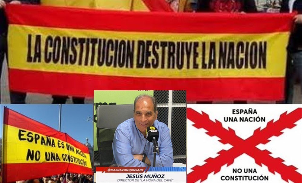 MasRazonqUnSant's tweet photo. Parece más necesario que nunca repetirlo
👇"La Constitución destruye la Nación"
Lo explico en este vídeo
📽️https://t.co/xzDRDhEIB4
Dedicado, sobre todo, a los que para acabar con los males generados por el #Régimendel78 y su #C78, proponen más de lo mismo
#6D #NadaQueCelebrar https://t.co/motMVeOYiS