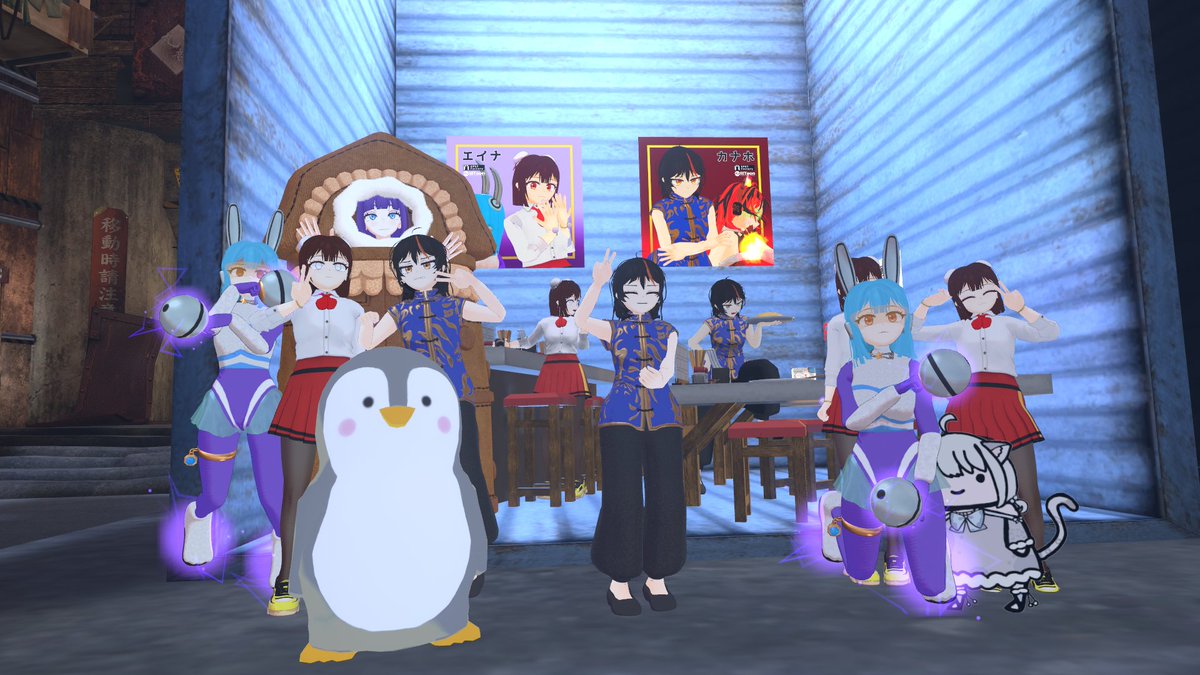 Vketに出店されてる皐月さんとキョビエさんの展示ブースを見てきたよ～

イツメングループから二人も抽選当たって同じワールドで展示されるのは軽い奇跡～

#Vket2025Winter
#VRChat