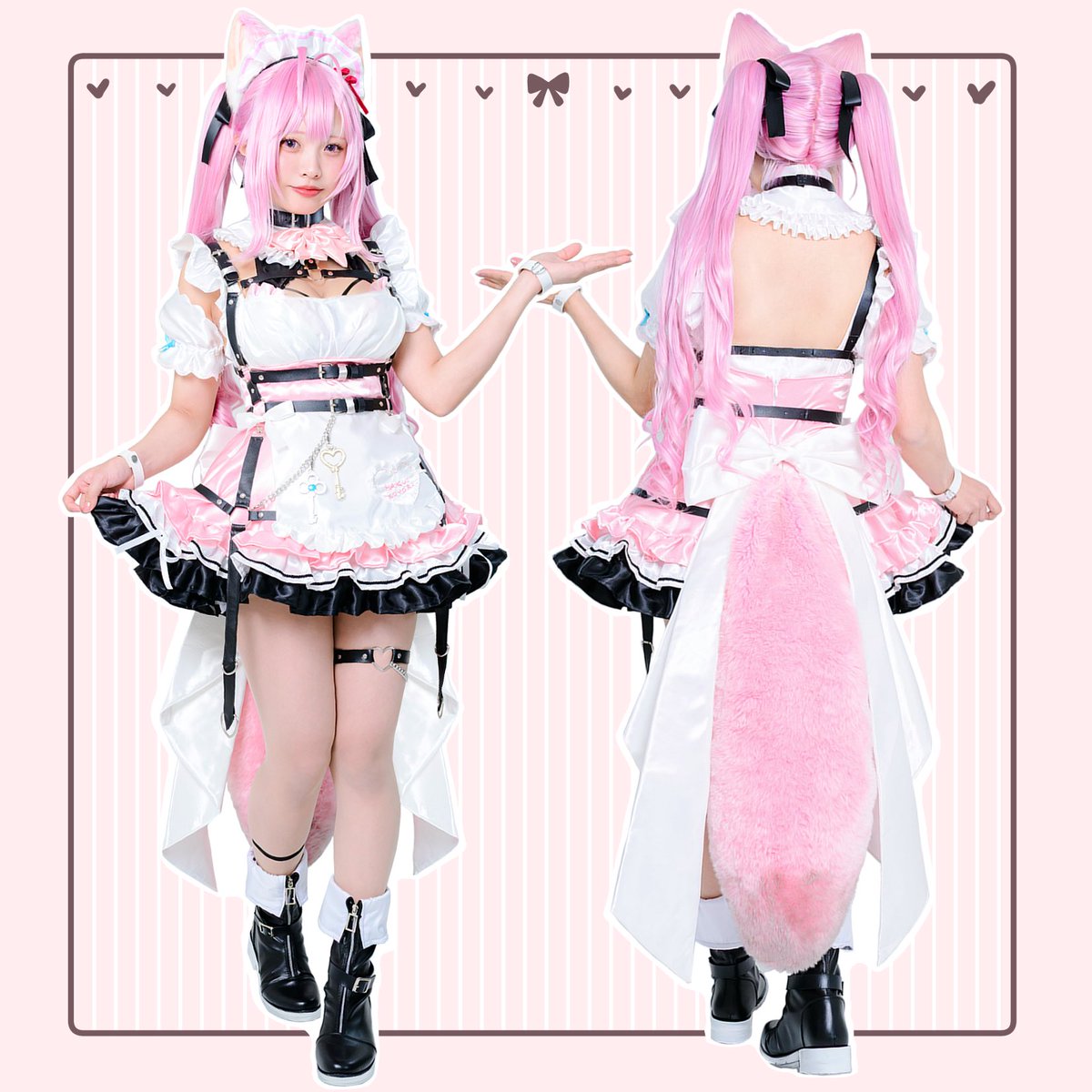 ♡⃛cosplay／コスプレ♡⃛

      博衣こより🎀メイド衣装

⋈ ･････････････････････････ ⋈