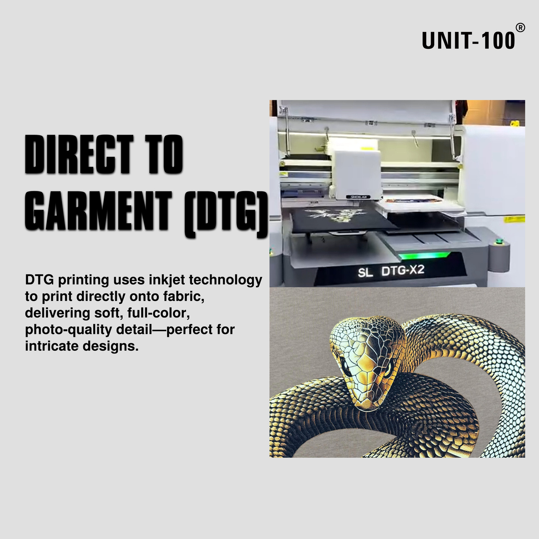 unit100garment's tweet image. Unlock the Power of Custom Printing with UNIT-100! 

Each printing method has its own unique strengths.  Let's connect and find the perfect solution for your custom apparel needs!
Need Help Choosing the Best Printing Method?
#CustomApparel #TshirtPrinting #UNIT100
