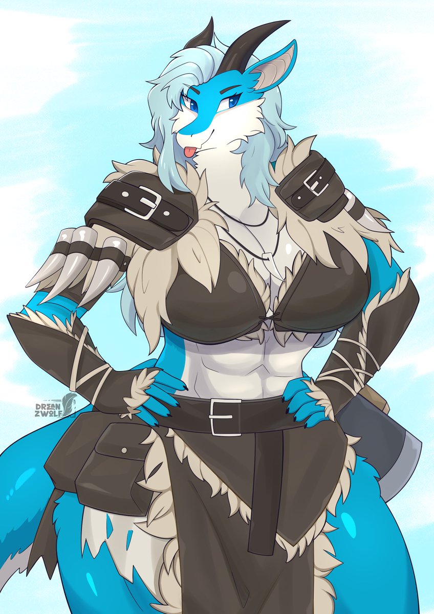 Barbarian dreg 💙
Commision for <a href="/ArketsArket/">Arkets</a>