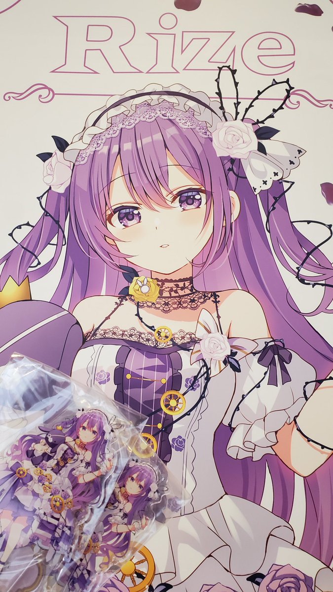 ごちうさアトレでした～今日のリゼさん痛バこれ(^o^)まさかのばったり