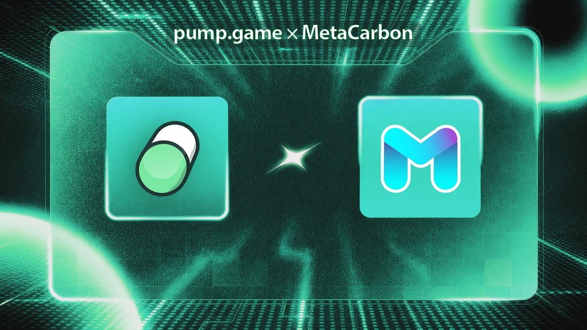 Pump.game is going Green! 🌍♻️

We're thrilled to partner with <a href="/MetaCarbon_Mist/">MetaCarbon</a> , the Web3 health-tech innovator revolutionizing behavioral carbon credits through DeCFi!

This collaboration brings the power of Decentralized Carbon Finance to our gaming ecosystem.