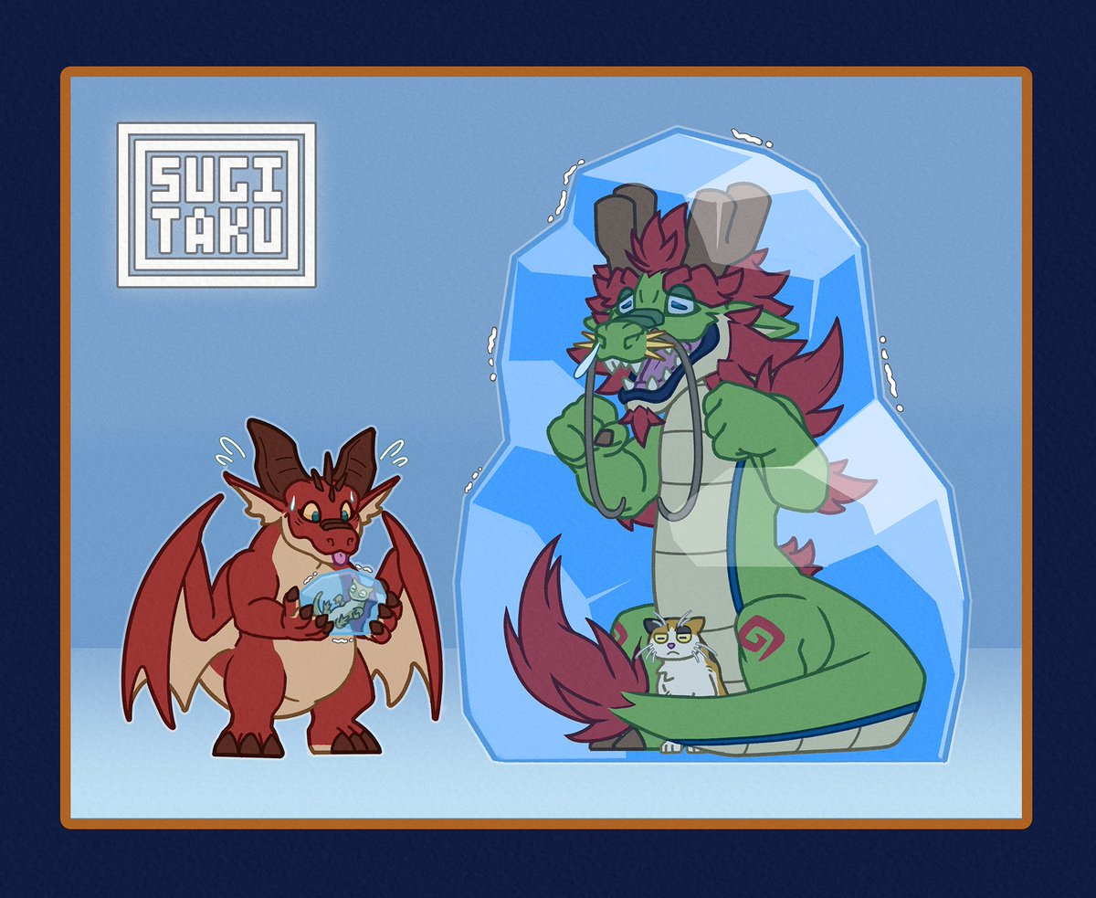 ﾌﾕｲ…🧊🐲❄️