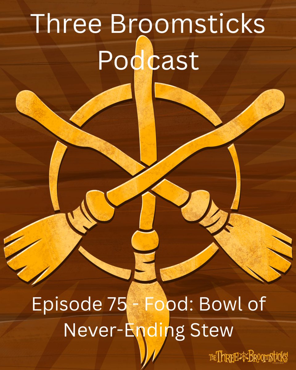 threebroompod's tweet image. Christian Richardson joins Aureo, Sam, and Sierra to discuss food in the #HarryPotter series. We talk about the importance of shared meals and how different characters are portrayed through food.

Join the discussion: tinyurl.com/ymzbrmbe