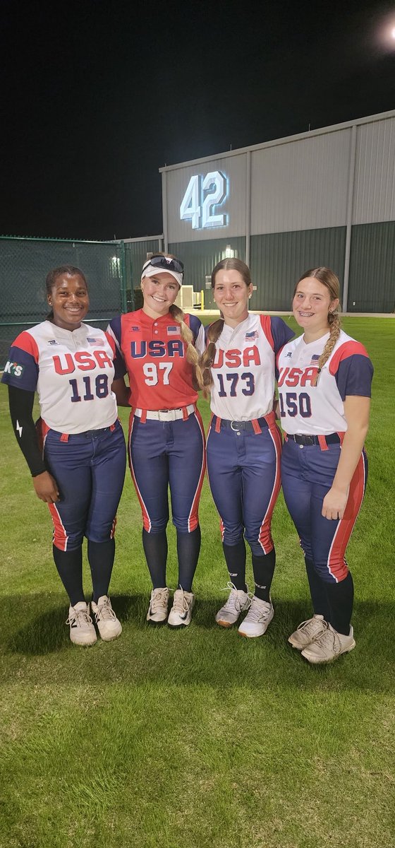 🇺🇸 <a href="/USASoftball/">USA Softball</a> HPP National Selection Event in Vero Beach, Florida! Compete and have a blast! 🇺🇸 

2030 <a href="/KylaKPaul/">Kyla Paul</a> 
2029 <a href="/SJshepard32/">Skylar Shepard 2029 P/3B</a> 
2030 <a href="/BrynZem20/">Brynlee Zembrycki 2030</a> 

And they met up with our sister from <a href="/TGASciara/">Top Gun National 16</a> 2028 <a href="/ElleBurns20/">Elle Burns 2028 P/ UTL</a>.

<a href="/topgunfastpitch/">Top Gun Fastpitch</a> <a href="/TGA_Turner/">Top Gun National 18U</a> <a href="/LineDsoftball/">Line Drive Media</a> <a href="/ExtraInningSB/">EXTRA INNING SOFTBALL</a>
