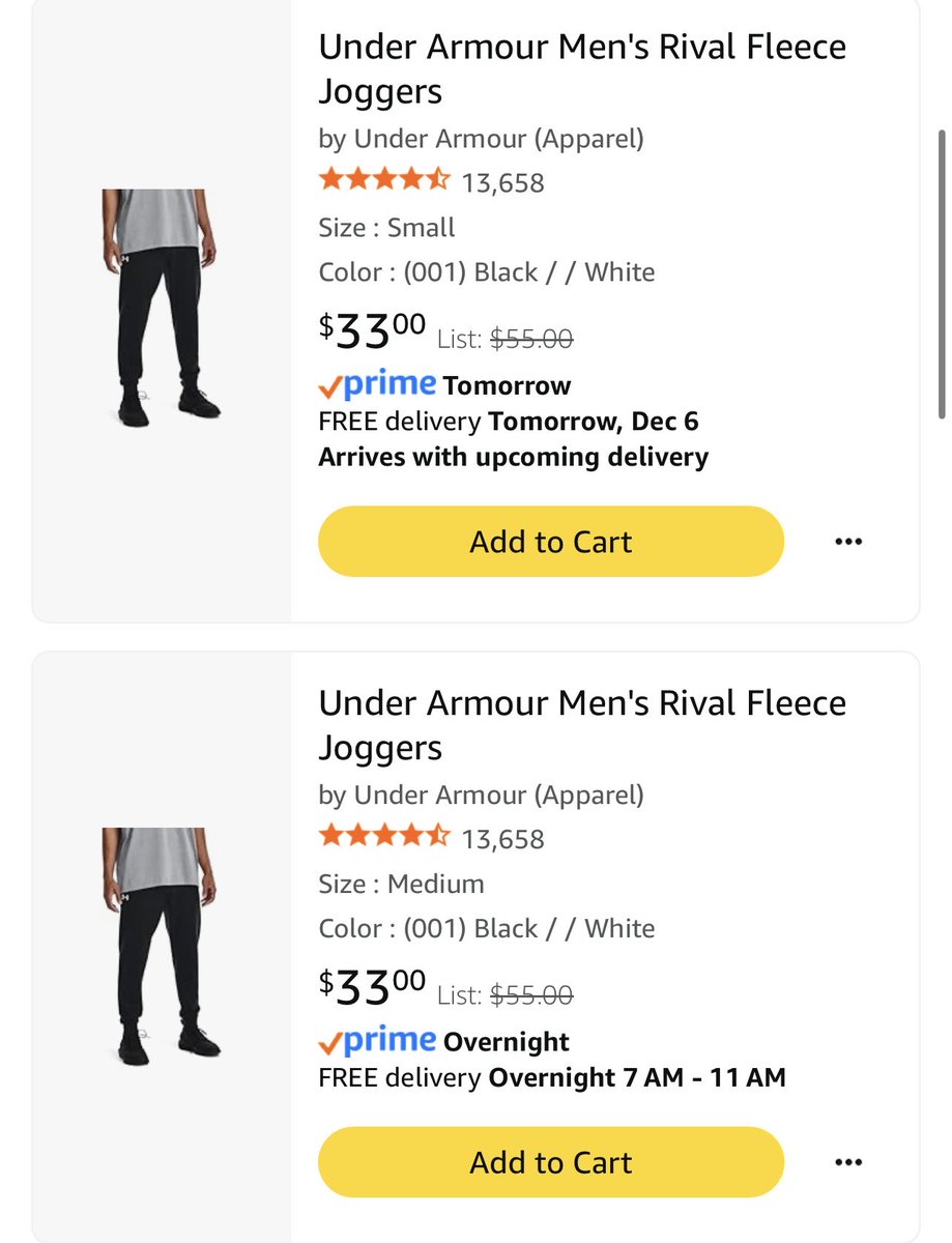 Some middle school boys asked our family liaison for UA sweatpants today. If she was able to get any. Added a few smalls and mediums if anyone can help share! Thanks! <a href="/Martina/">Martina Navratilova</a> <a href="/FlavorFlav/">FLAVOR FLAV</a> <a href="/annedeuceofcups/">Anne 💕Love is Love💕 Keep on keepin' on!</a> 

amazon.com/hz/wishlist/ls…