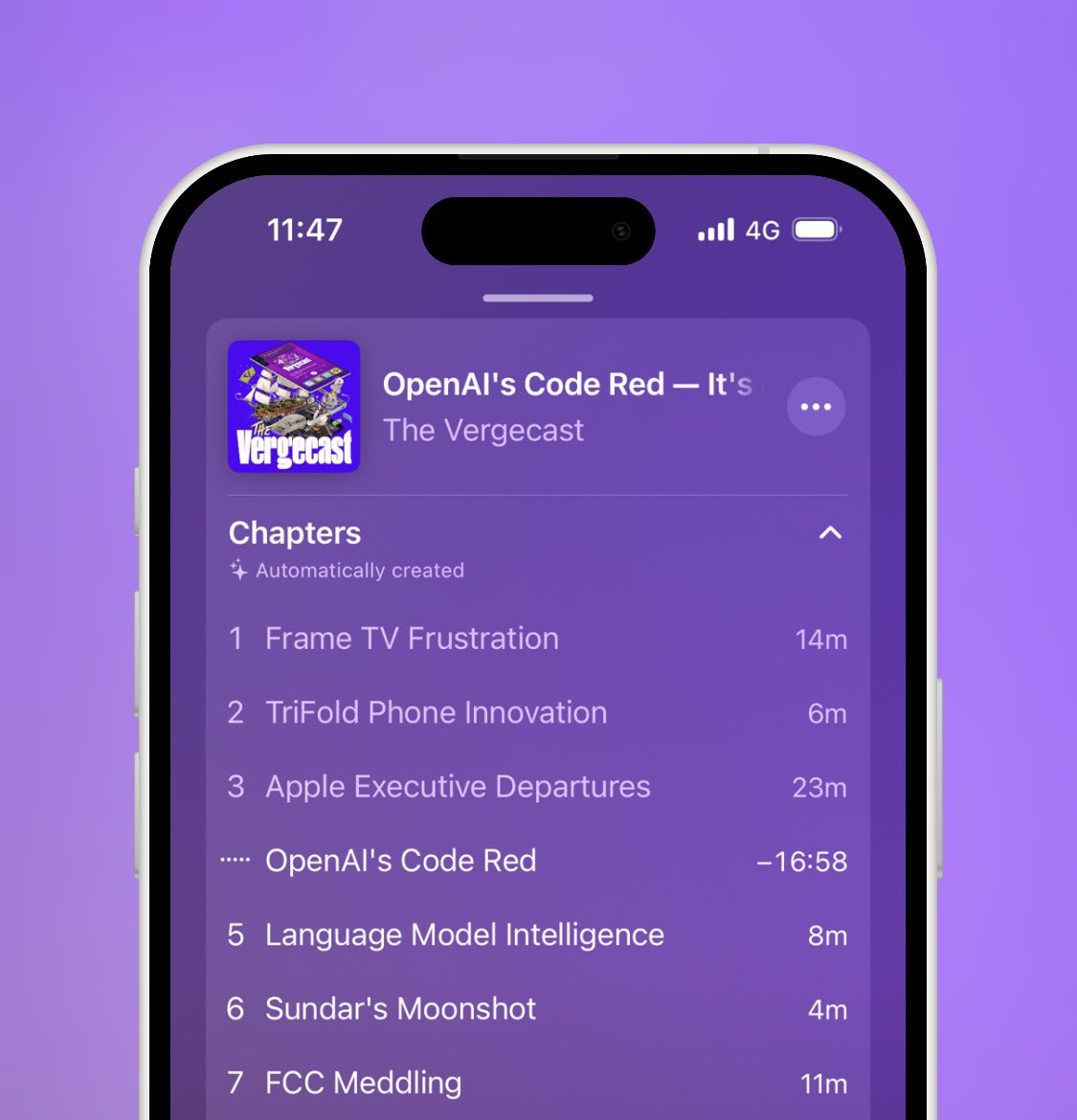 Don’t forget to try the chapters feature when you upgrade to iOS 26.2.